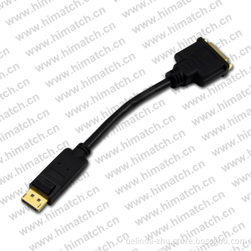 Cable Matters Gold Plated Displayport to DVI Male to Female Adapter